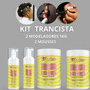 Kit Trancista Definição & Brilho – Fio de Fada | 2 Modeladores 1KG + 2 Mousses Texturizador