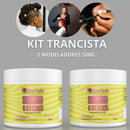 Kit C/ 2 Cera Modeladora Tranças Nagô, Box Braids e Baby Hair Fio de Fada 500g | Alta Definição Profissional